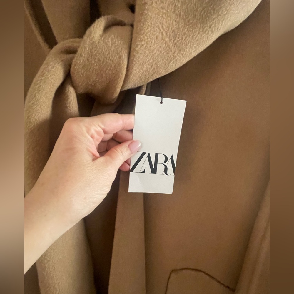 ZARA COAT DOUBLE SIDED WOOL ZW COLLECTION - Picture 5 of 7